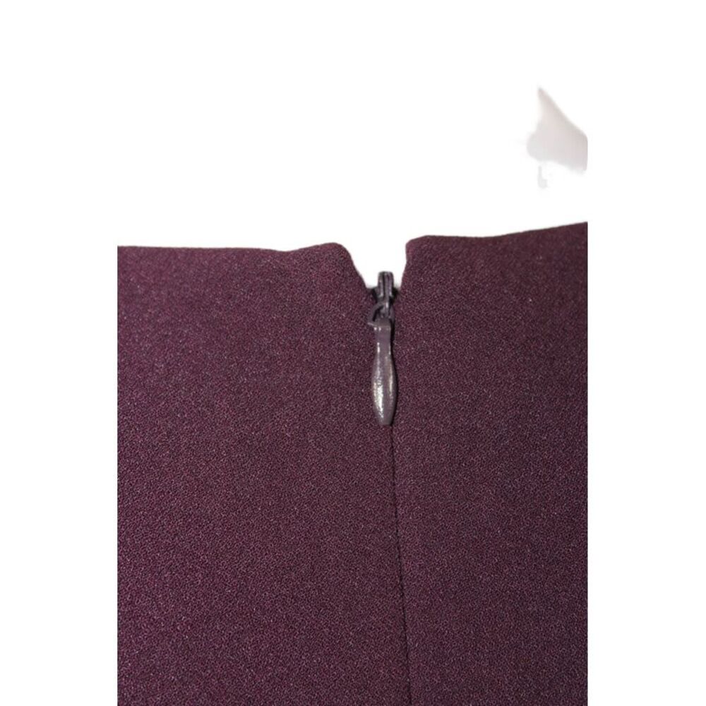 Tahari Womens Shift Dress Purple Sleeveless Round Neck Zip Short Size 10 - Picture 4 of 7